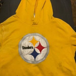 Yellow Youth-size Steelers hoodie